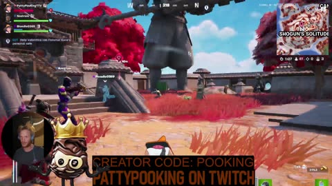 Monday Madness and Mayhem, featuring the queen of Poo, Blondie, #pattypooking #fortnite #zerobuild