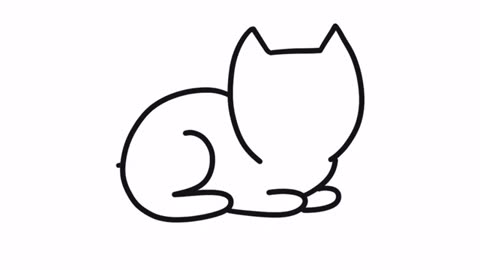 How To Draw A Cat Drawing Easy