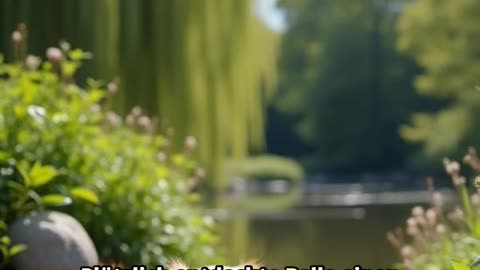 Sami und Bello im Blumengarten ai video