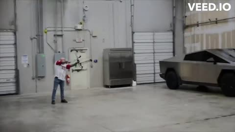 Joe Tries to Shoot an Arrow Into the CyberTruck