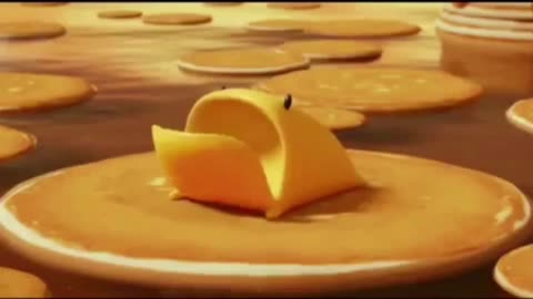 Butter Frog - Cloudy with a Chance of Meatballs 2 meme butter toad