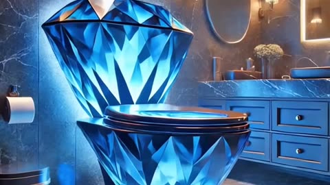 These diamond shaped toilets are absolutely epic!🤯🤯👏