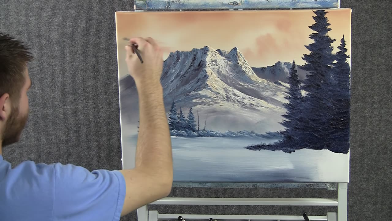 Paint with Kevin Hill - Warm Mountain Sunset