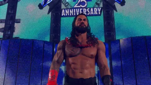 WWE 2K24 - Roman Reigns Royal Rumble Victory Celebration (PS5)