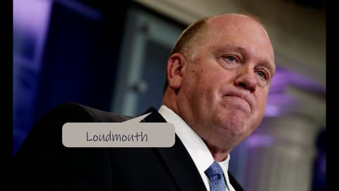 Tom Homan Says Pipe Down