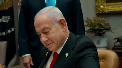 President Trump Glazing Netanyahu to Achieve Peace in the Middle East