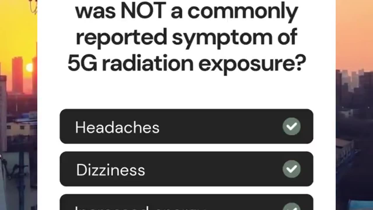 Health issues after 5G towers were activated near their homes