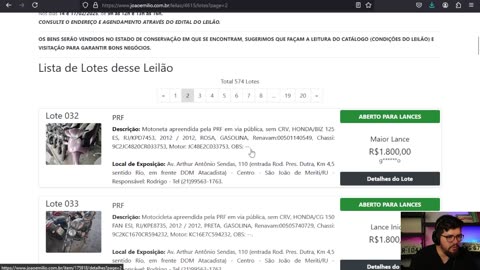 GRANDE LEILÃO DA PRF NO RIO DE JANEIRO EM 18/02/2025 MAIS DE 580 LOTES ATÉ 80% DE DESCONTO DA FIPE