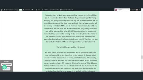 Get In the Ark Message As Today Is the Day of Salvation