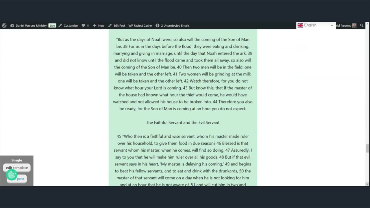 Get In the Ark Message As Today Is the Day of Salvation