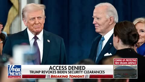 BREAKING: Trump revokes Biden security clearance