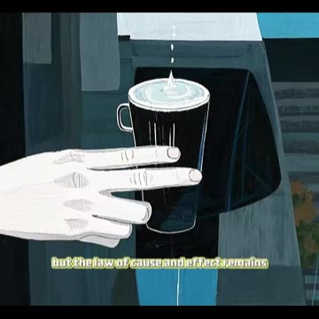 Life is like a play, cause and effect cannot escape, and it takes wisdom to wake others up.