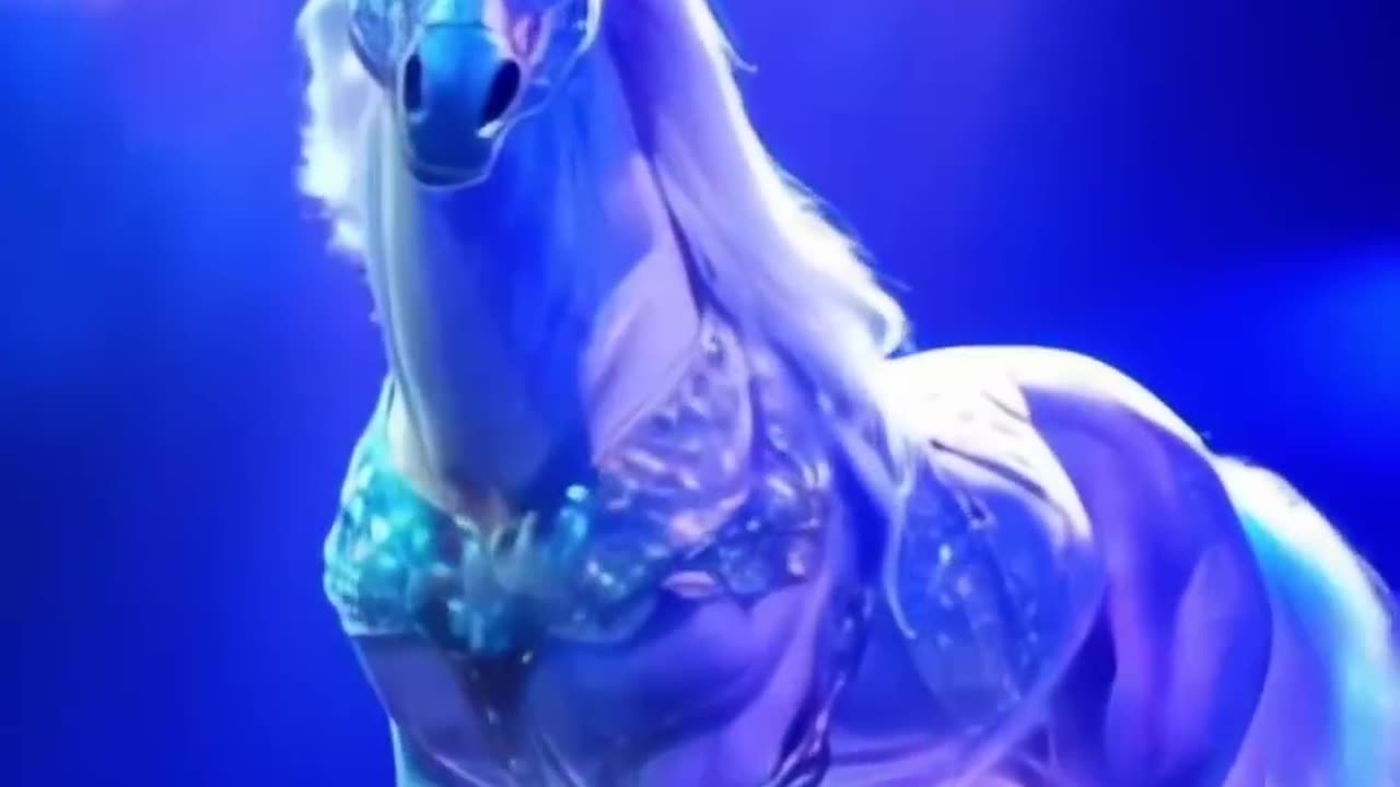 Ai unicorn arrived at AGT to perform talents for everyone🥰🤔#talentshow #shortvideo