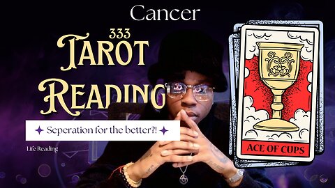 CANCER - ♋︎ “THERE’S NO LOOKING BACK” PSYCHIC TAROT