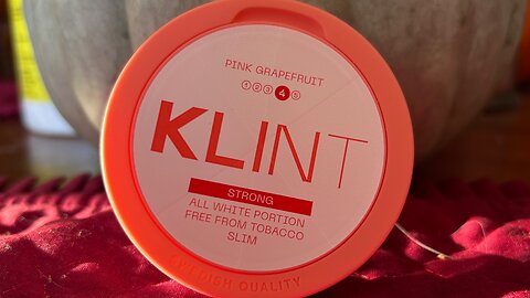 Klint Grapefruit (Nicotine Pouches) Review