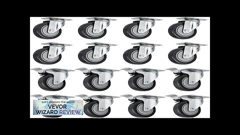 VEVOR Swivel Casters 5 Inch X 1-1/4 Inch Caster Wheels Set Review