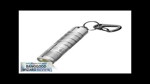 Lumintop Silver Fox 760LM Mini EDC Keychain Flashlight Magnetic Tail Outlook Light Review