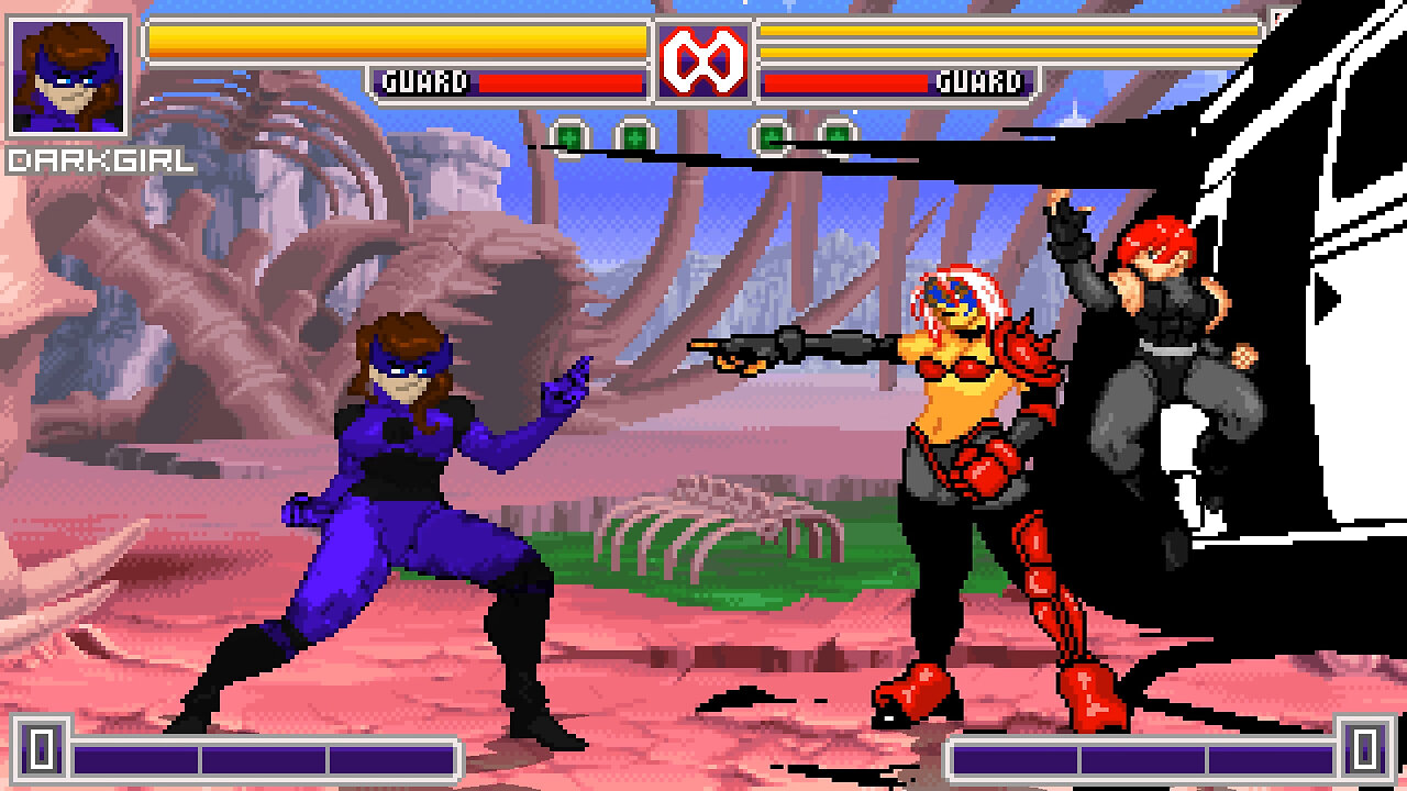 MUGEN - Darkgirl vs. Gracy Ross & Regina - Download