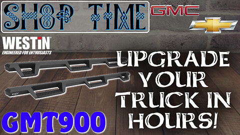 GMT900 Installation - Wheel to Wheel Nerf Bars Running Boards -2012 Chevy Silverado 2500HD Crew/LB