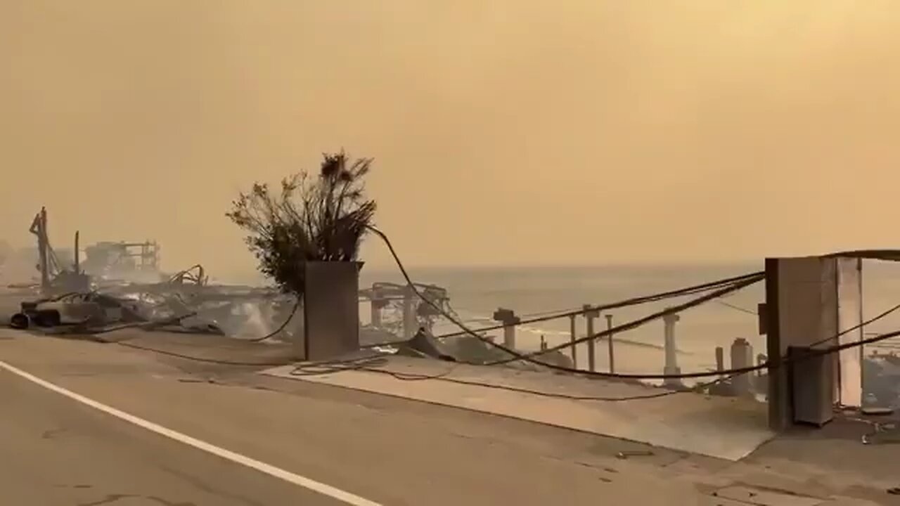 Malibu's waterfront is mostly gone.