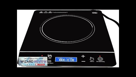 OMEO Portable Induction Cooktop Hot Plate Countertop Burner 1800 Watts Induction Burner Review