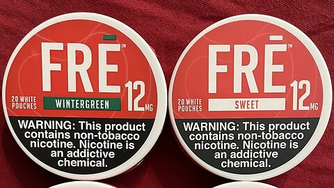 Frē (Wintergreen & Sweet) Nicotine Pouches Review