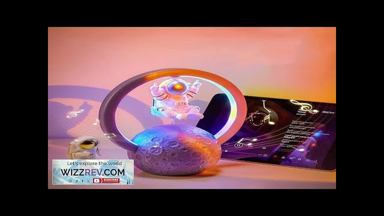 Magnetic Levitating Astronaut LED Night Light RGB Atmosphere Lamp With Music Player Review