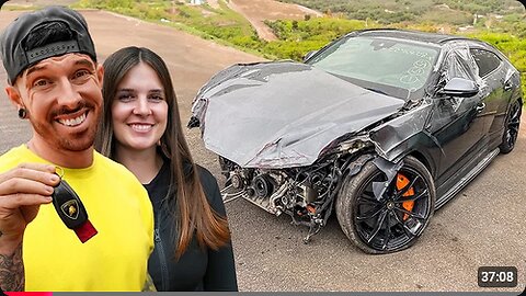 I REBUILT A WRECKED LAMBORGHINI URUS THEN GAVE IT TO MY GIRLFRIEND