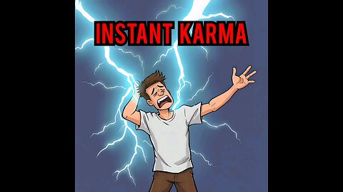 💥 Instant Karma - Man Struck By Lightning ...Twice!