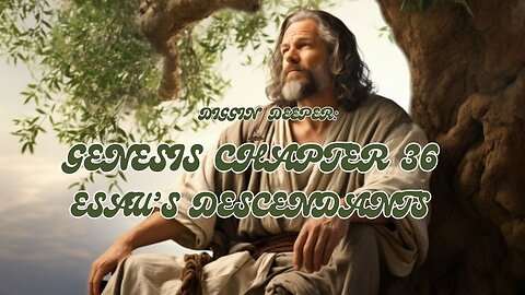 Diggin' Deeper Genesis Chapter 36 Bible Study