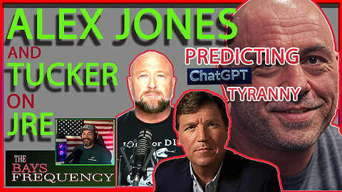 Alex Jones predicts LLM hive mind take over and Pedo ring on JRE featuring Tucker Carlson