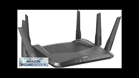 D-Link WiFi 6 Router AX4800 MU-MIMO Voice Control Compatible with Alexa Review