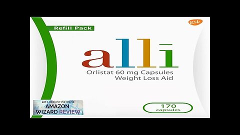 alli Diet Weight Loss Supplement Pills Orlistat 60Mg Capsules 170 Review