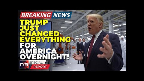 Breaking: Trump Just Announced Something So Massive It Will Change America's Future For Generations