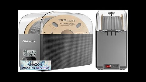 2023 Creality Official Filament Dryer Box 2.0 for 3D Printer Filament Upgrade Review