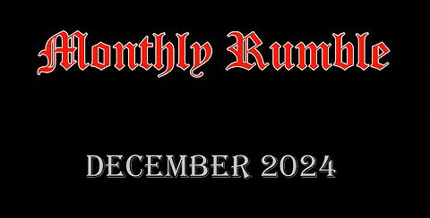 December and 2024 in Review...