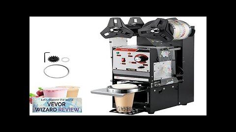 VEVOR Semi-automatic Cup Sealing Machine 300-500 Cup/h Tea Cup Sealer Machine Black Review