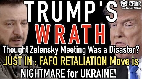 Trump’S Wrath! Just In! After Zelensky Meeting Disaster New Fafo Retaliation Move Just Announced!!