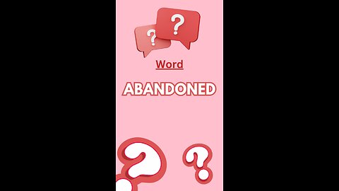 Abandoned Meaning Explained 🏚️ | Learn English Vocabulary with Examples #shorts #short #abandoned