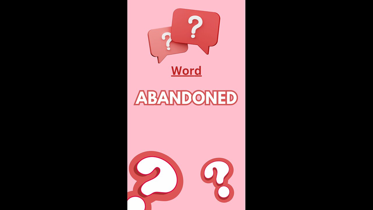 Abandoned Meaning Explained 🏚️ | Learn English Vocabulary with Examples #shorts #short #abandoned