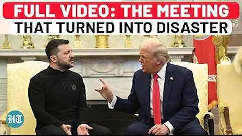 Watch Full: Trump Vs Zelensky Vs Vance Showdown In White House | Trump Zelensky Meeting