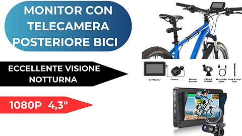 Specchietto con Telecamere per Bici