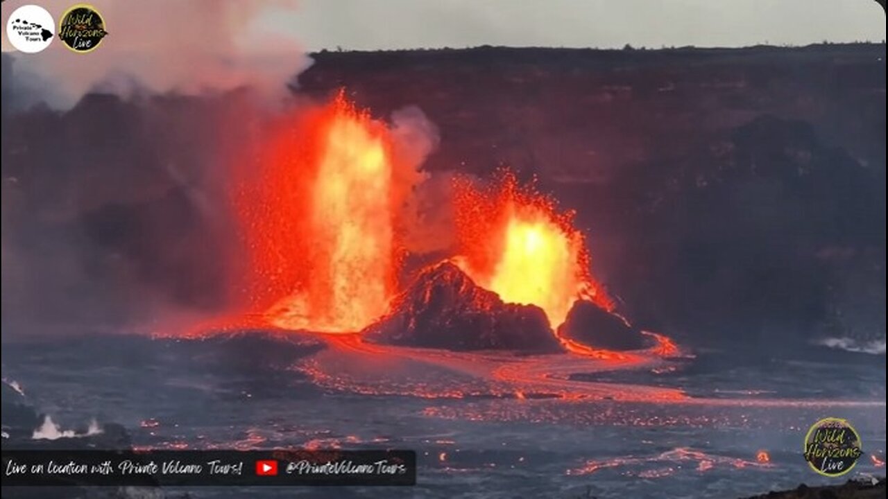 🌋 Kilauea Live on location with Private Volcano Tours!