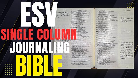 Maximizing Your Bible Study with the ESV Single Column Journaling Bible