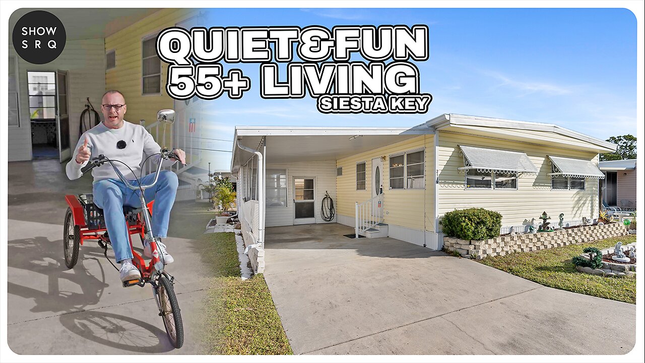 🌴 Charming 2-Bedroom Mobile Home in Sarasota’s 55+ Community 🌴