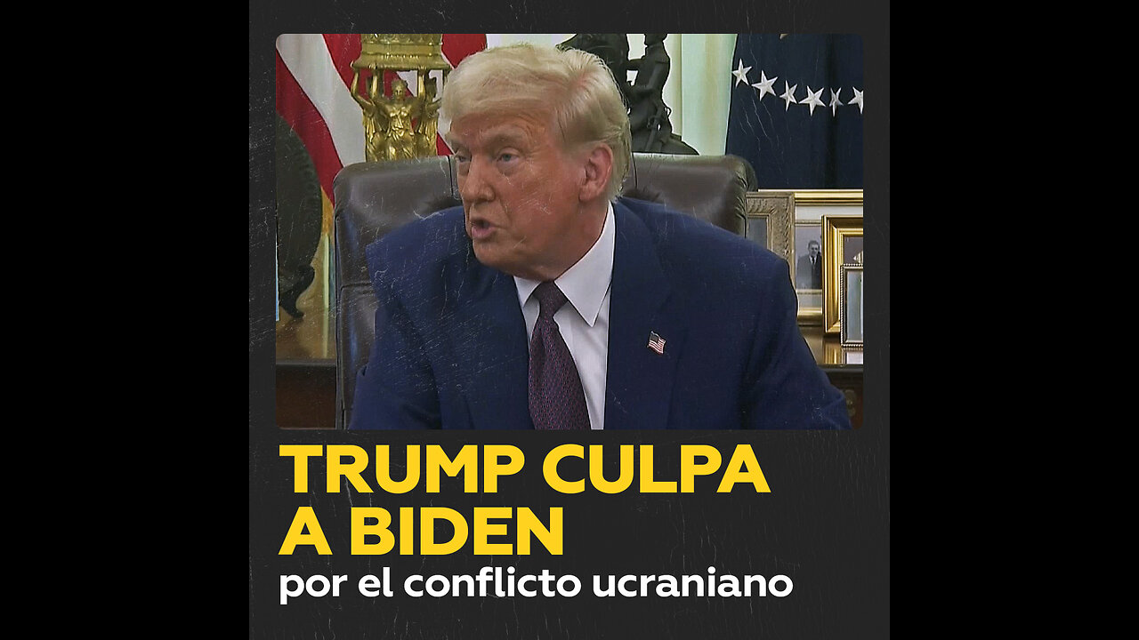 Trump dice qué desencadenó el conflicto en Ucrania