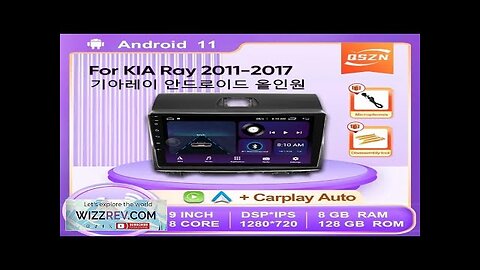 9" Radio For Kia Ray 2011 2017 Car Radio 4G GPS Review