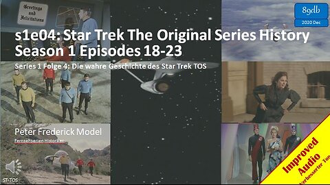 s1e04: Star Trek The Original Series History Season 1 Episodes 18-23