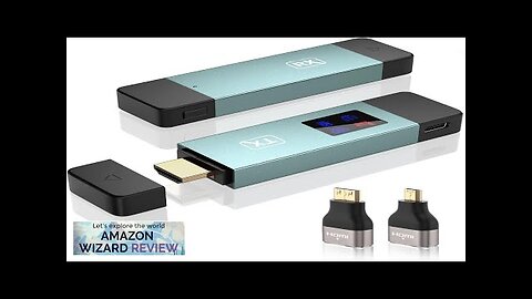 Wireless Hdmi Transmitter and Receiver Wireless HD Extender Plug & Play Portable Review