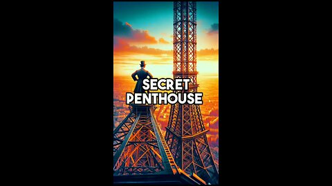 House of Facts & Quotes on Instagram: "Secret penthouse on the top of Eiffel Tower